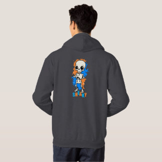 Quietly Confident Bat Halloween Hoodie | Minimalis