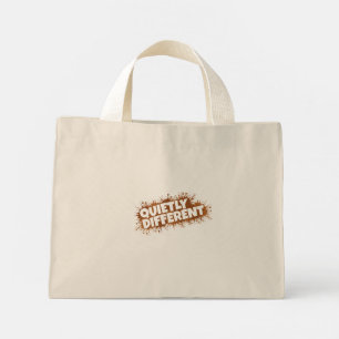 Quietly Different Giraffe - Giraffe Art Mini Tote Bag