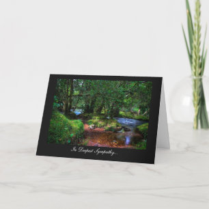 Quietly Flows The River - In Deepest Sympathy Card
