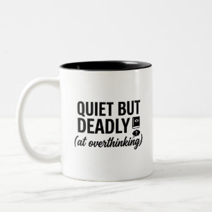 Quietly Overthinking Mugs - 11oz Two-Tone Delight
