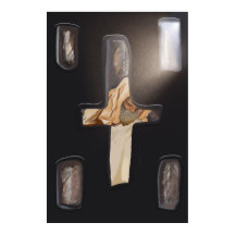 Quietly Seen Cruciform Window, Bet Emmanuel Print