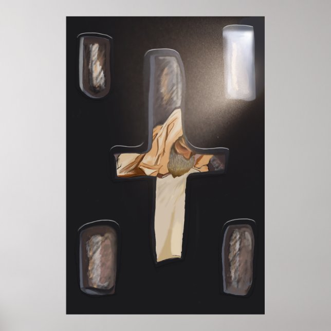 Quietly Seen Cruciform Window, Bet Emmanuel Print (Front)