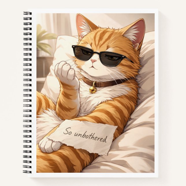 Quietly Winning – Unbothered - 2026 Spiral Journal (Front)