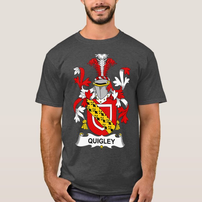 Quigley Coat of Arms  Family Crest T-Shirt (Front)