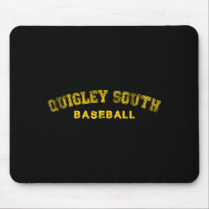 Quigley South Alumni Distressed Baseball T Shirt Mouse Pad