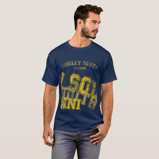 Quigley South Alumni Distressed Shirt (Front Full)