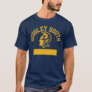 QUIGLEY SOUTH SPARTANS LOGO T-SHIRT .. NAME PLATE
