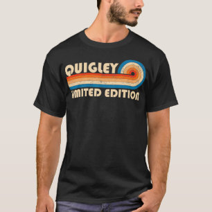 QUIGLEY Surname Retro Vintage 80s 90s Birthday Reu T-Shirt