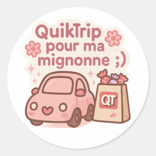 QuikTrip – Retro Kawaii Sticker for Roadtrip Lover