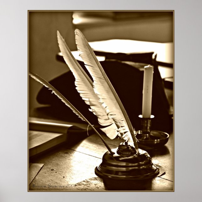 Quill and Ink Poster (Front)