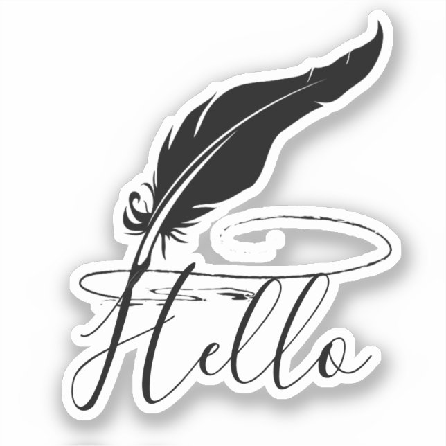 Quill pen hello (Front)