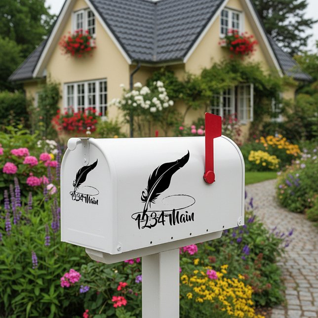 Quill pen mailbox sticker (Creator Uploaded)
