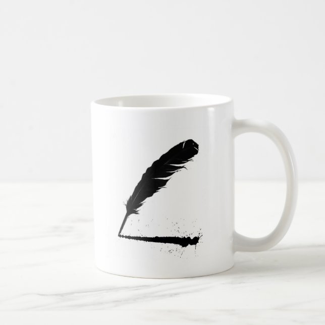 Quill with Ink Coffee Mug (Right)