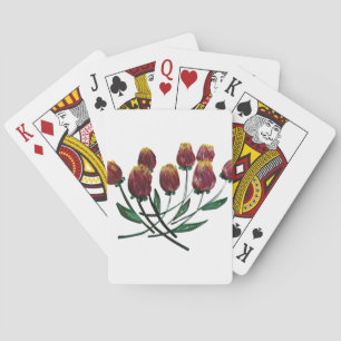 Quilled Tulip playing cards