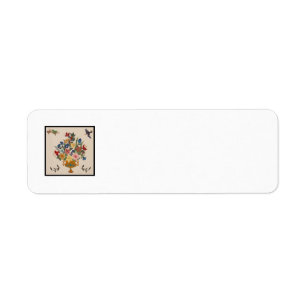 Quilt Block F Return Address Label