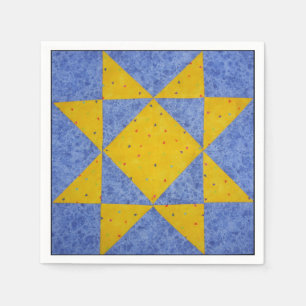 Quilt Block Napkin C