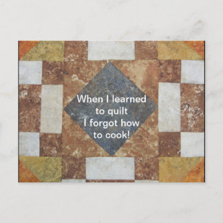 Quilt Block Postcard
