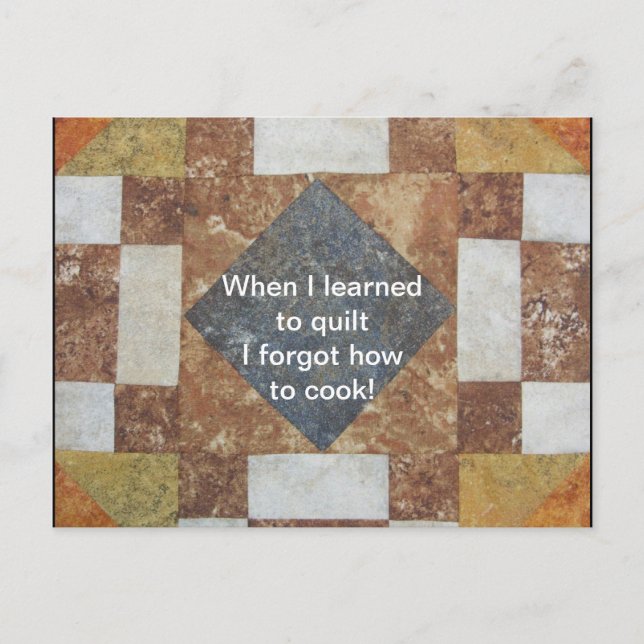 Quilt Block Postcard (Front)