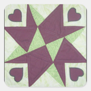 Quilt Block Stickers