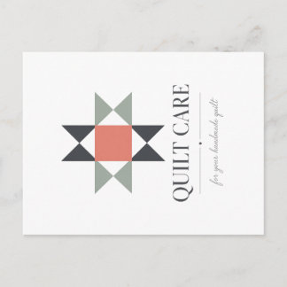 Quilt Care Postcard Colour Catcher Ver