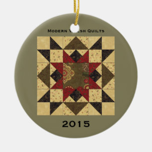 Quilt Christmas Star Ornament