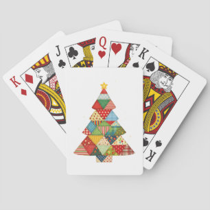 Quilt Christmas Tree Festive Quilt Lovers Playing Cards