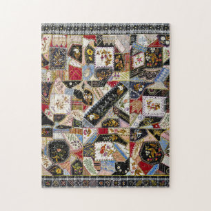 Quilt, crazy pattern jigsaw puzzle