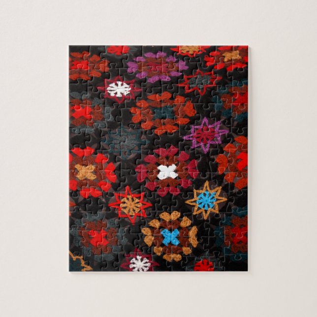 Quilt Crochet Jigsaw Puzzle (Vertical)