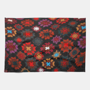 Quilt Crochet Tea Towel
