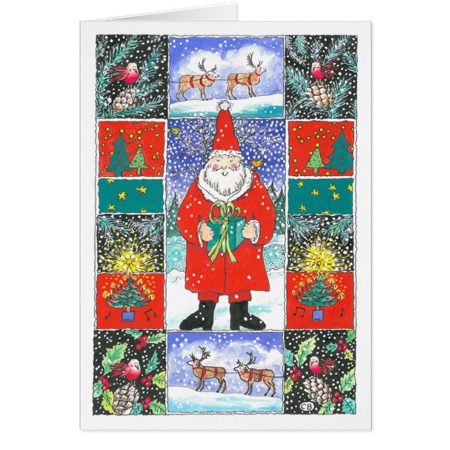 "Quilt" Custom Christmas Card (Front)