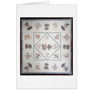 Quilt in 'Broderie Perse', c.1800 (applied, printe