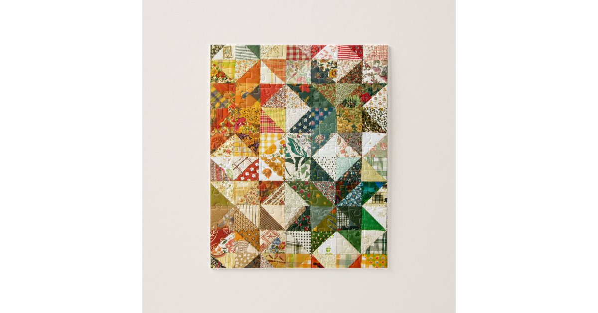 Quilt Jigsaw Puzzle Zazzle