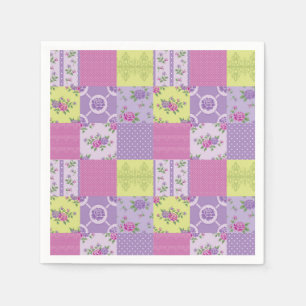 Quilt Look Patches Napkin