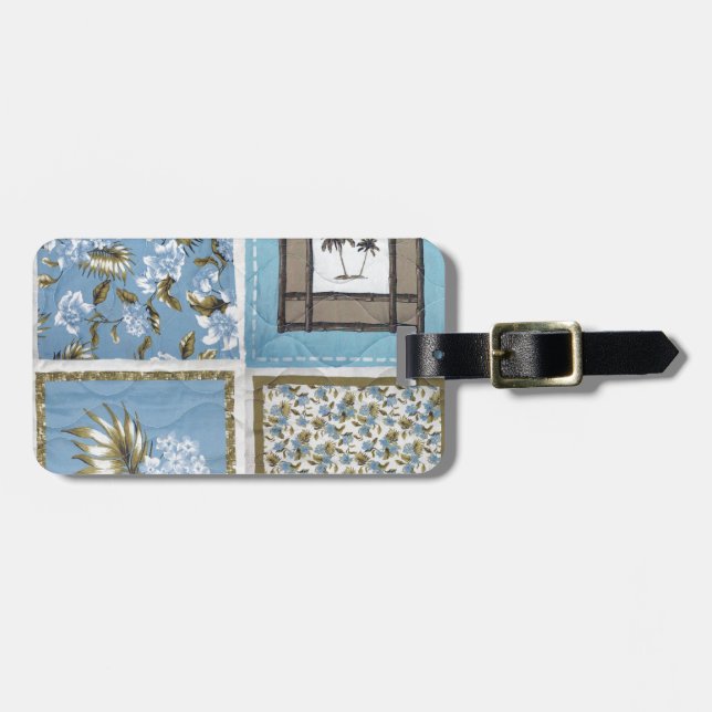 Quilt Luggage Tag (Front Horizontal)