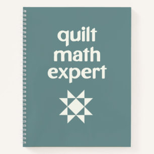 Quilt Math Expert Quilter's Graph Paper Notebook
