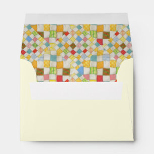QUILT MOSAIC A6 Envelope (4x6 Cards) / Cream