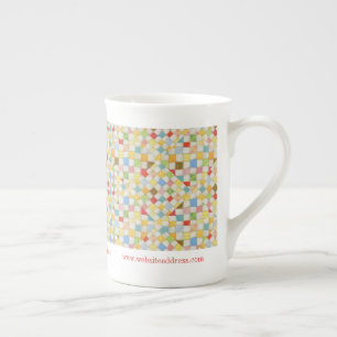 QUILT MOSAIC Business ID Bone China Mug