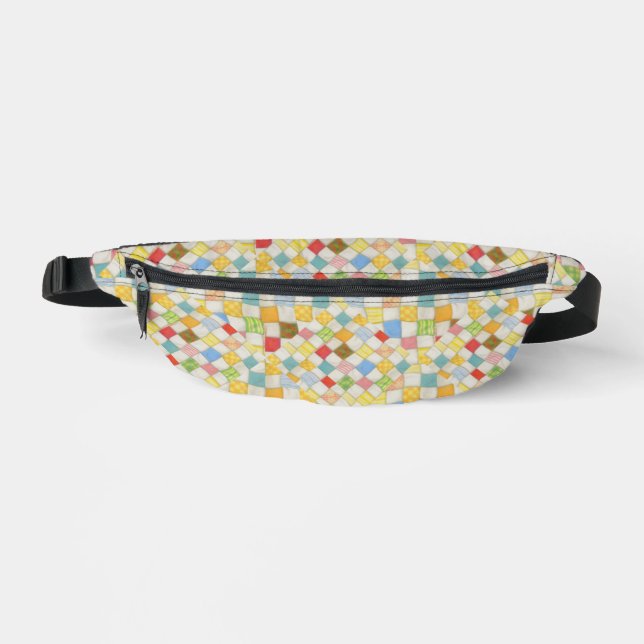 QUILT MOSAIC Fanny Pack (Front)