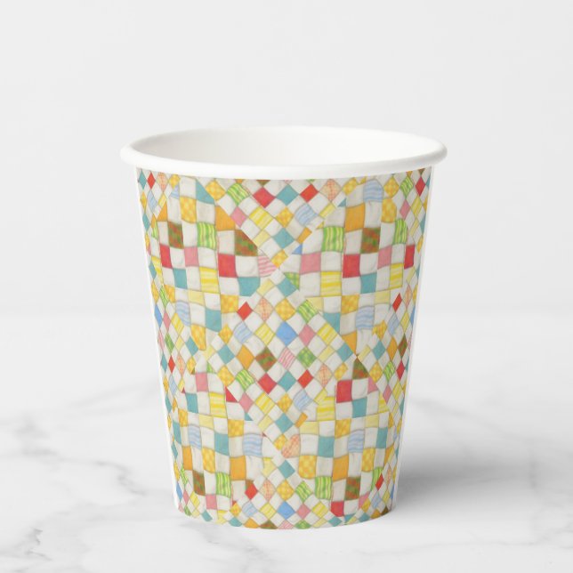QUILT MOSAIC Paper Cups (Front)
