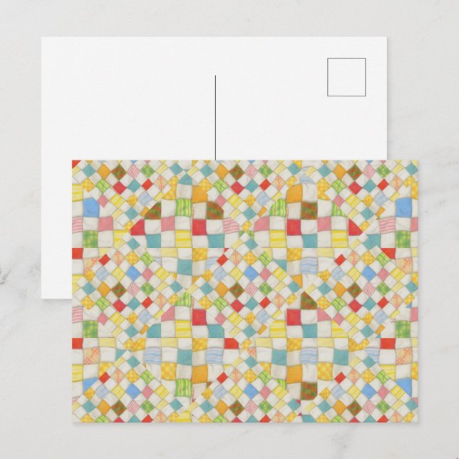 QUILT MOSAIC Postcard  (Front/Back)