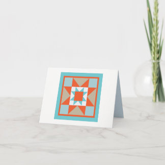 Quilt Note Card - Martha Washington