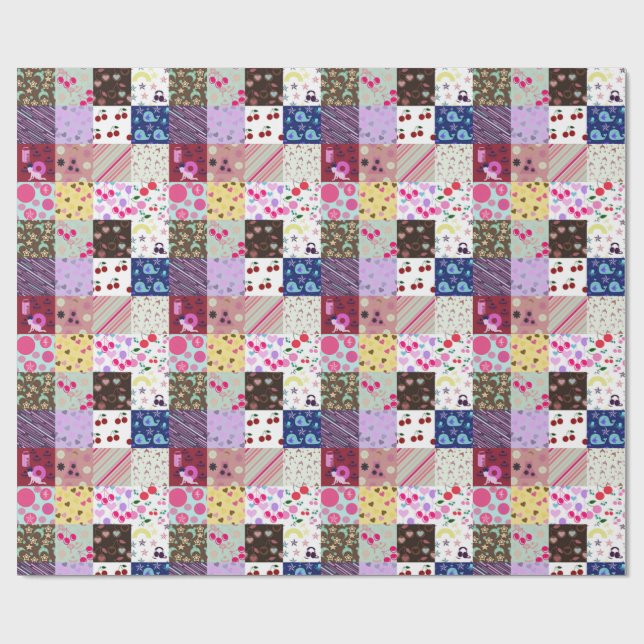 quilt of my patterns small wrapping paper (Flat)