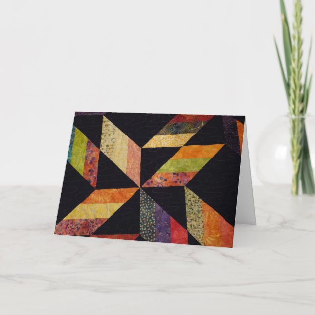 Quilt on Folded Card (Front)