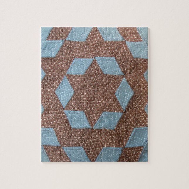 Quilt Pattern - Castle Jigsaw Puzzle (Vertical)