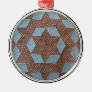 Quilt Pattern - Castle Metal Tree Decoration