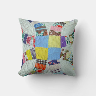 Quilt pattern cushion