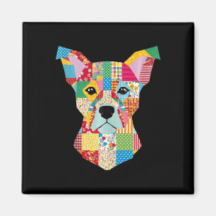 Quilt Pattern Dog For Quilting Lover Quilter Sewin Magnet