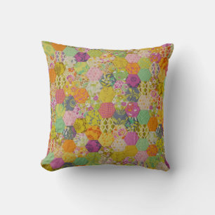 Quilt Pattern Throw Pillow