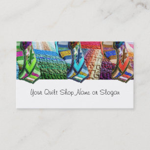 Quilt Quilter Quilt Supplies Shop Business Card
