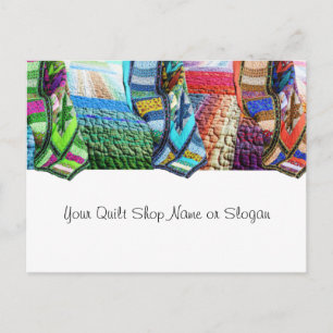 Quilt Shop Promo Postcard
